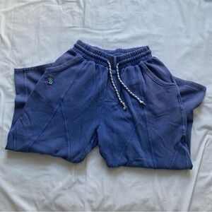 BDG blue oversized sweatpants cropped